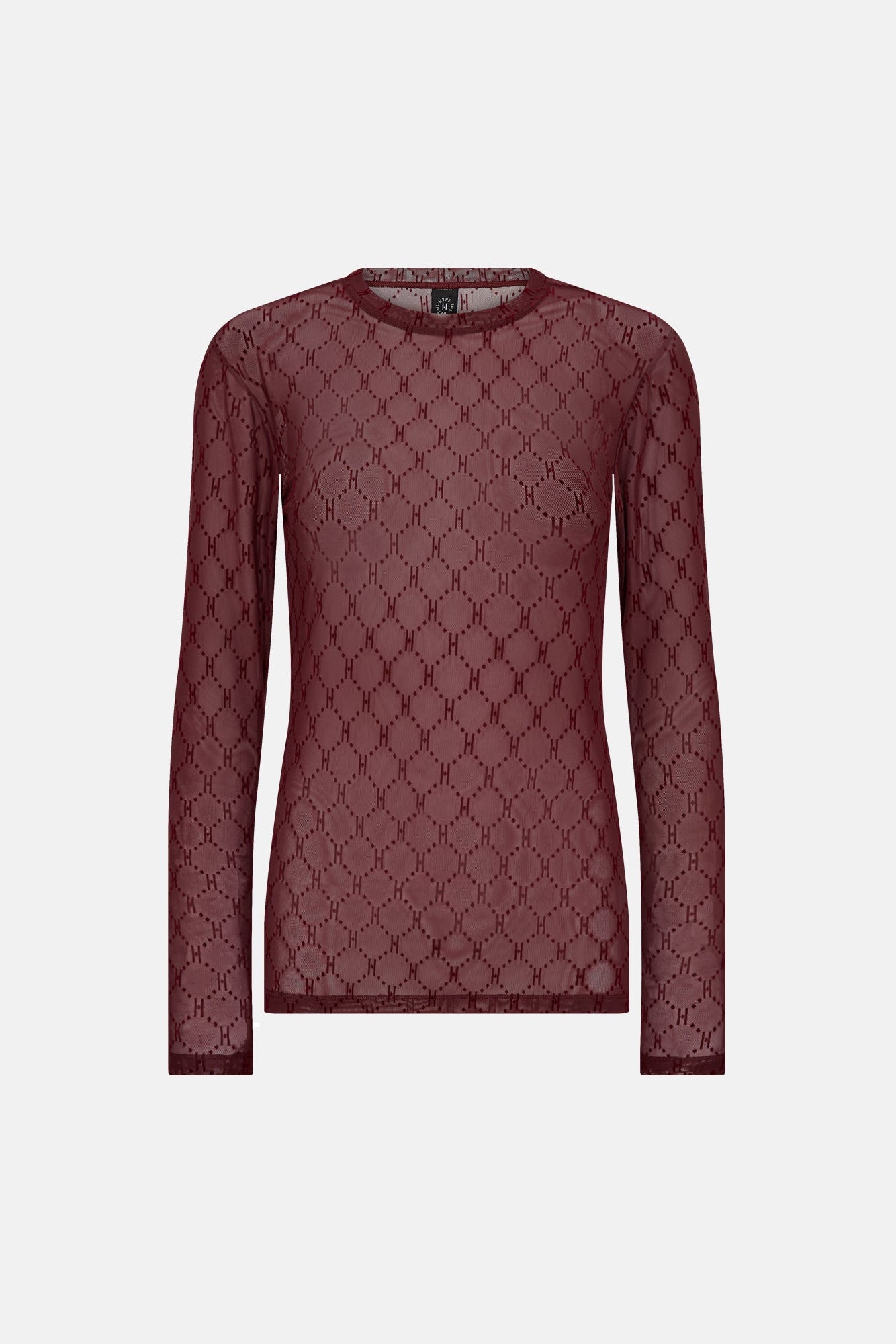 HYPETHEDETAiL mesh blússa