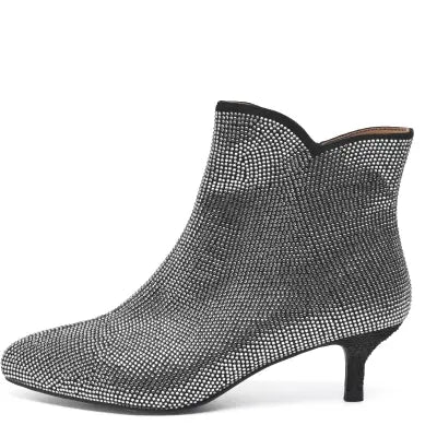 Saga Zip Crystal-020 Black