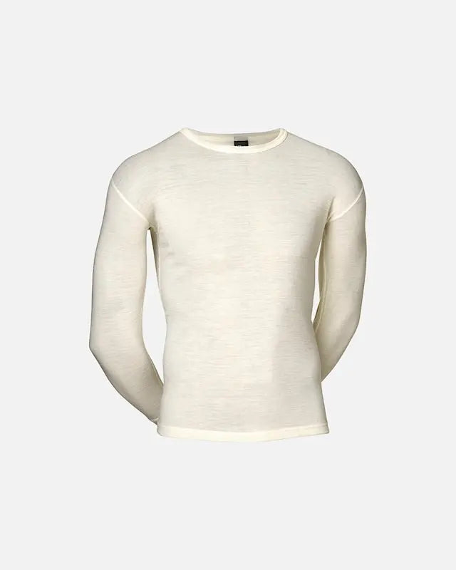 JBS t-shirt long sleeve wool (White)