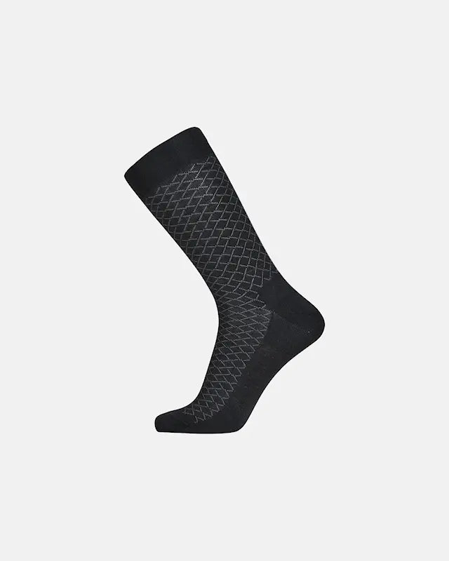 Egtved socks wool no elastic (Black)
