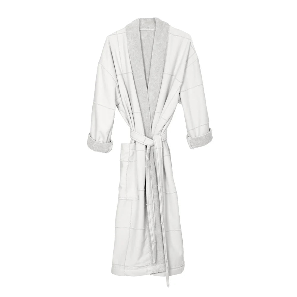 CALM Bathrobe- Natural white