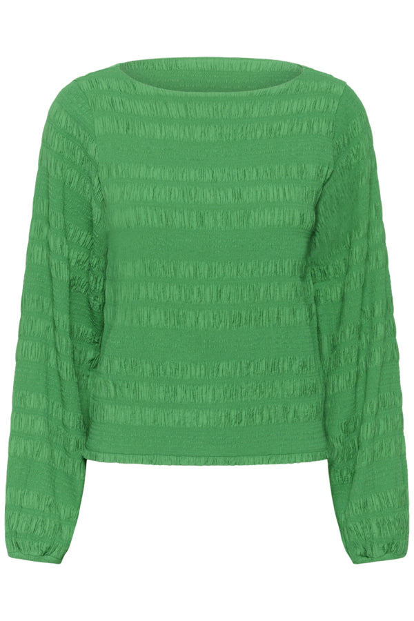 Kaffe KOURTNEY blússa, Bright Green, vara framan