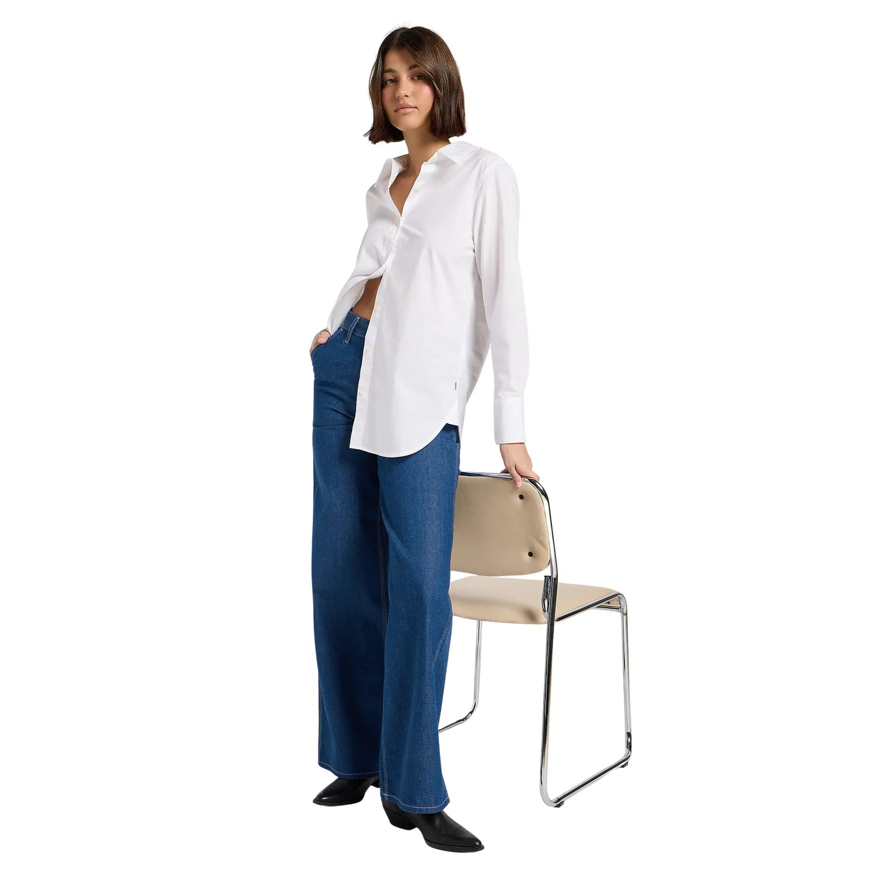 FLAP POCKET STELLA gallabuxur – hliðarsýn