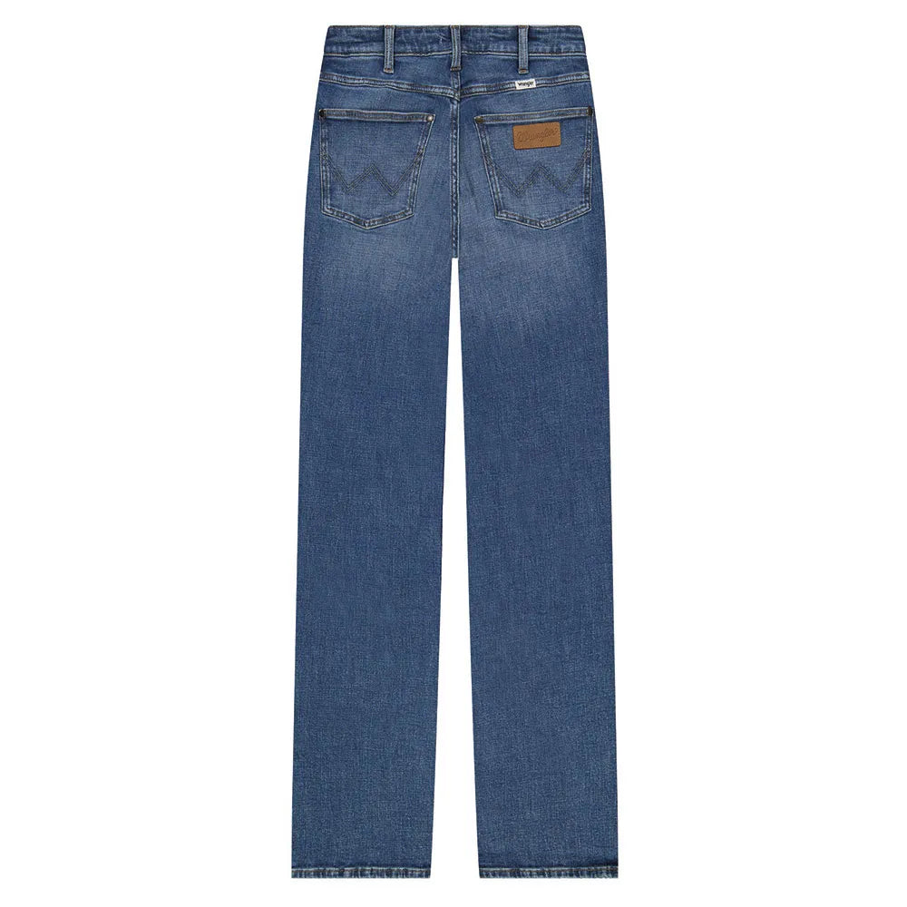 STRAIGHT COWBOY CREST bláar gallabuxur frá Wrangler – aukamynd 2