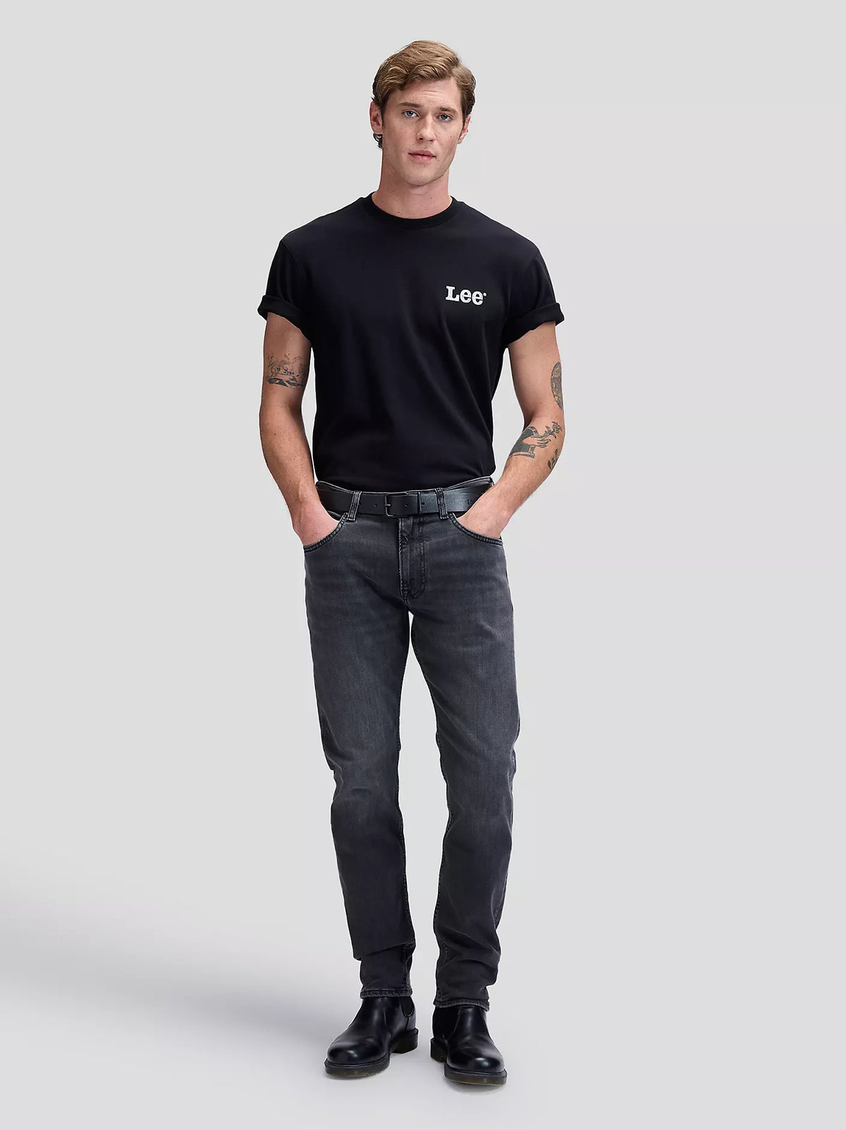 CASUAL BELT DARK BLACK Belti