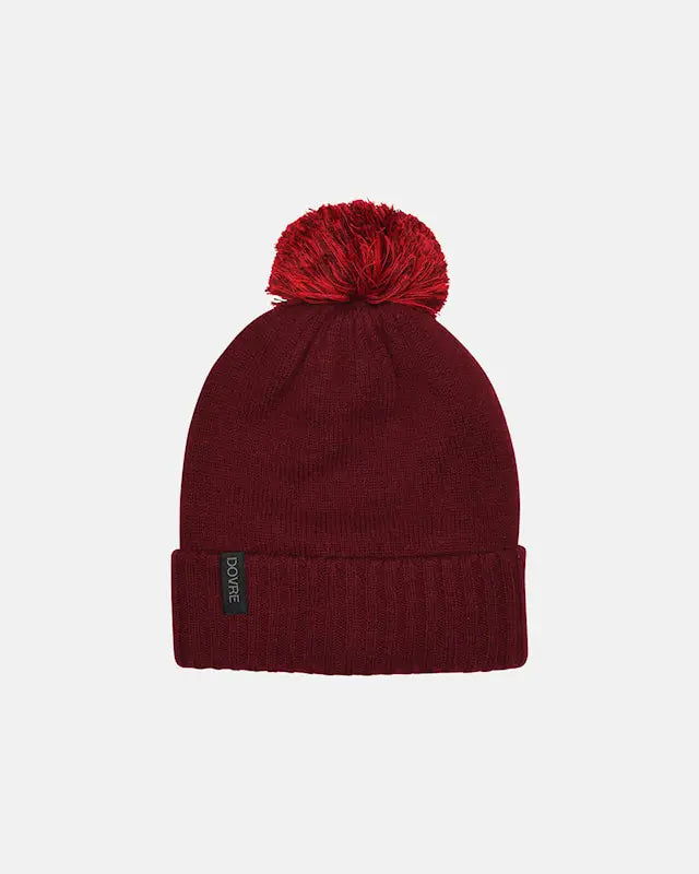 DOVRE Women Wool Pong Hat (Red)