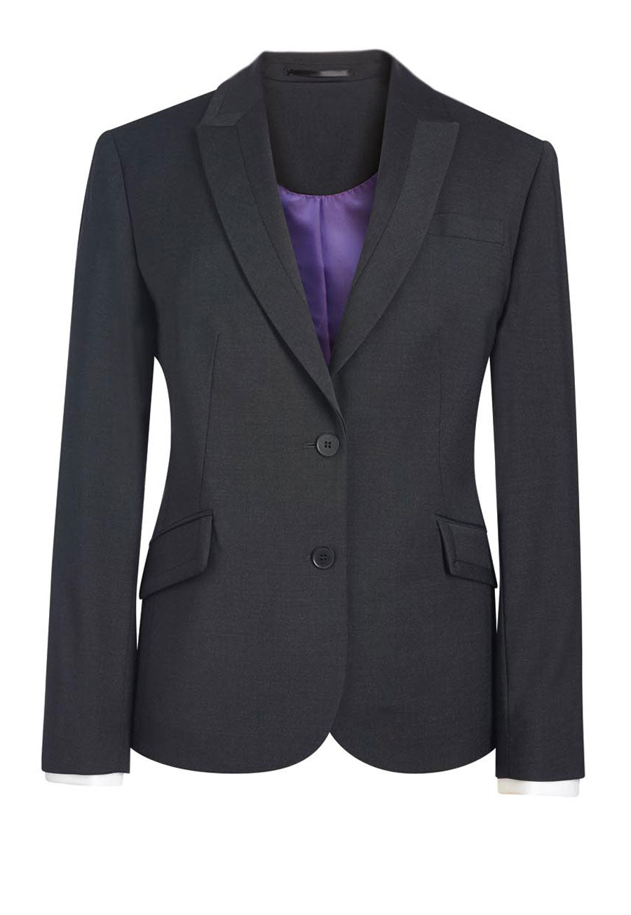Brook Taverner Dömujakki Novara Tailored Fit, Kolgrár