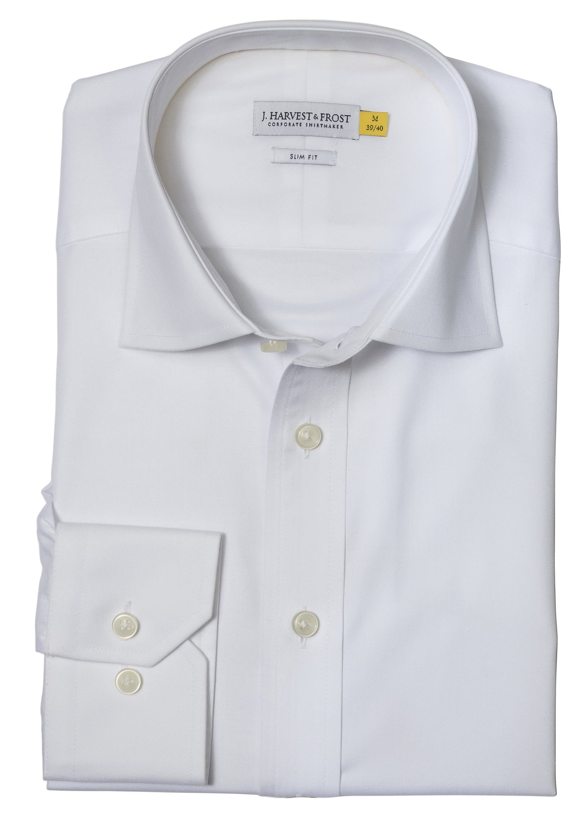 J.Harvest & Frost Skyrta Yellow Bow 50 Slim fit, Hvítur