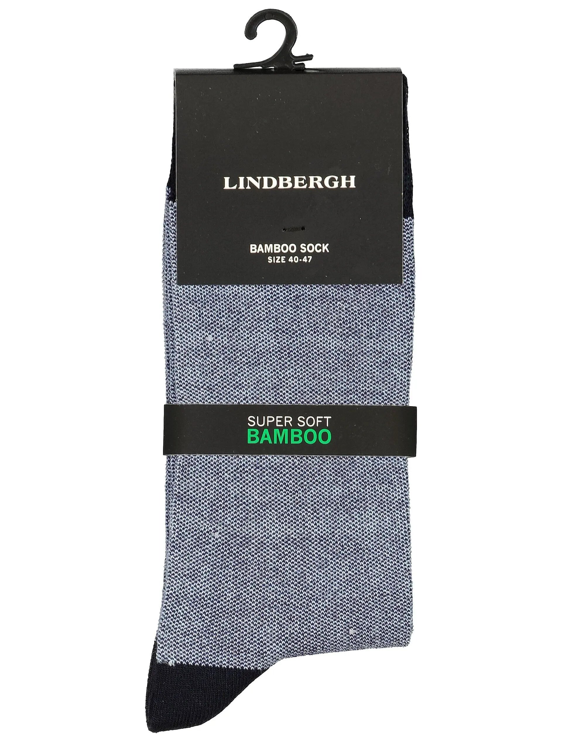 Birdeye pattern bamboo sock - Blue