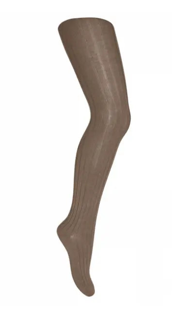 Cotton rib tights, soft breathable ribbed cotton tights for everyday comfort and fit