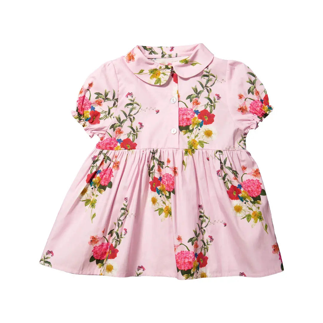 Dress No. 851-Pink floral