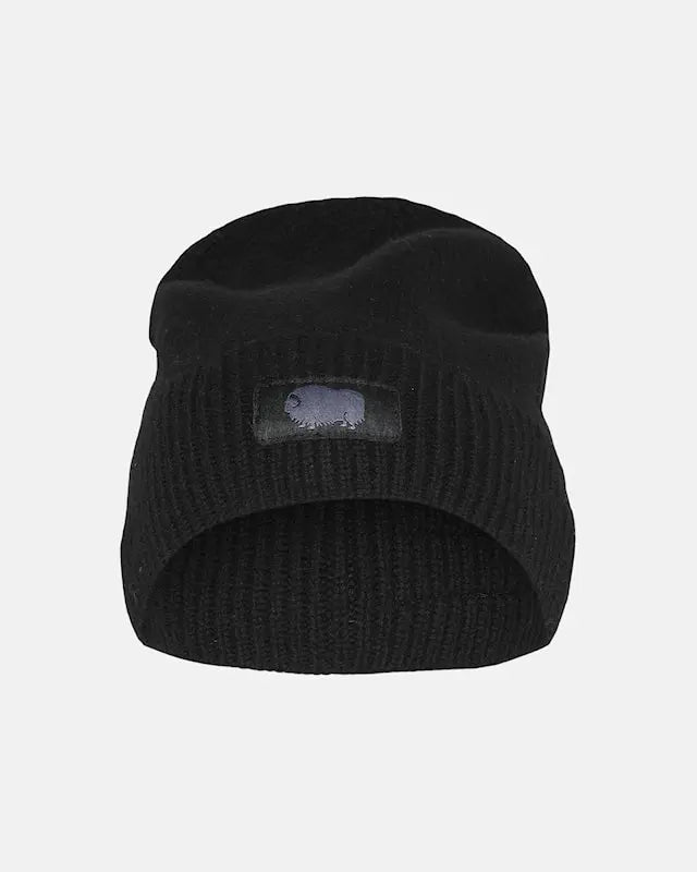 DOVRE Mens Wool Beanie (Black)