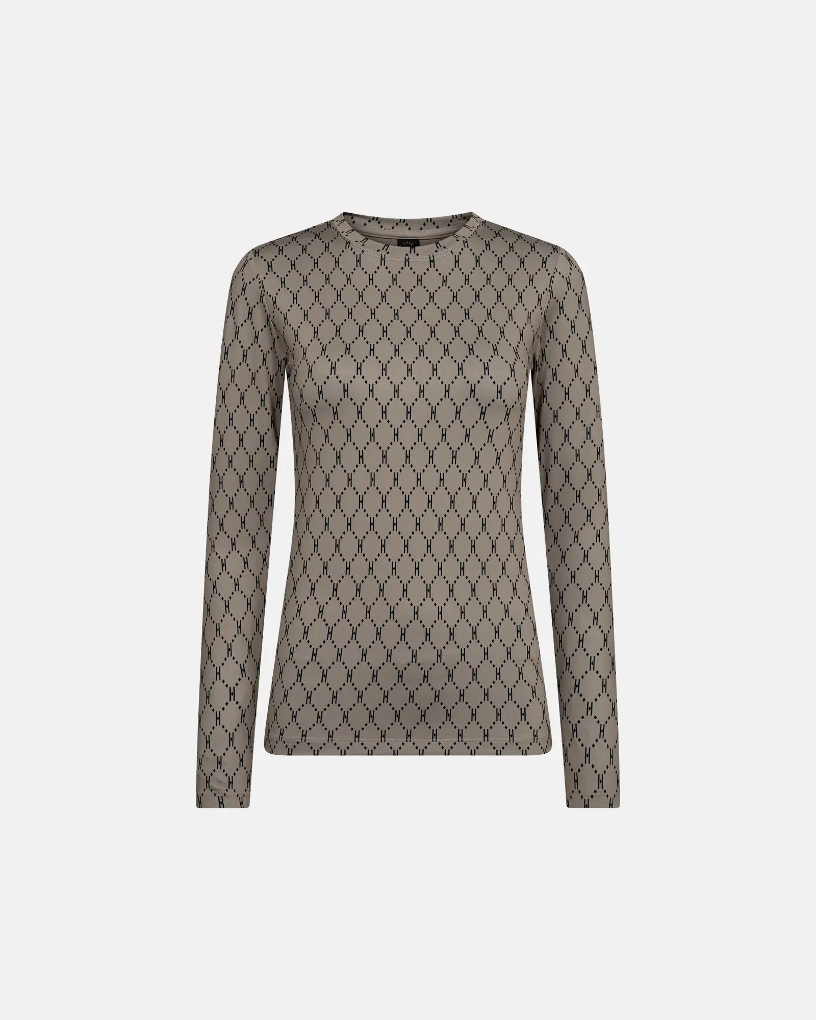 HYPETHEDETAiL printed blouse (Sand)