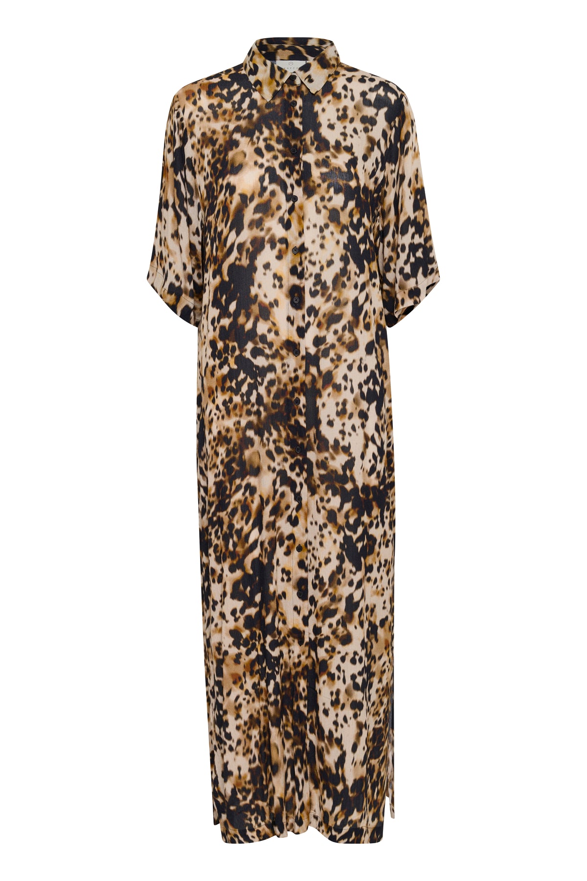 Kaffe KAthora Amber Skyrtukjóll, Leopard Print, pakkamynd