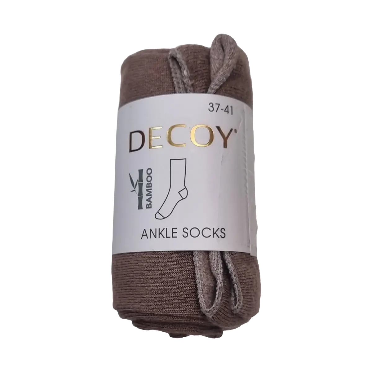 Decoy ankle sock fine knit bam (Brown)