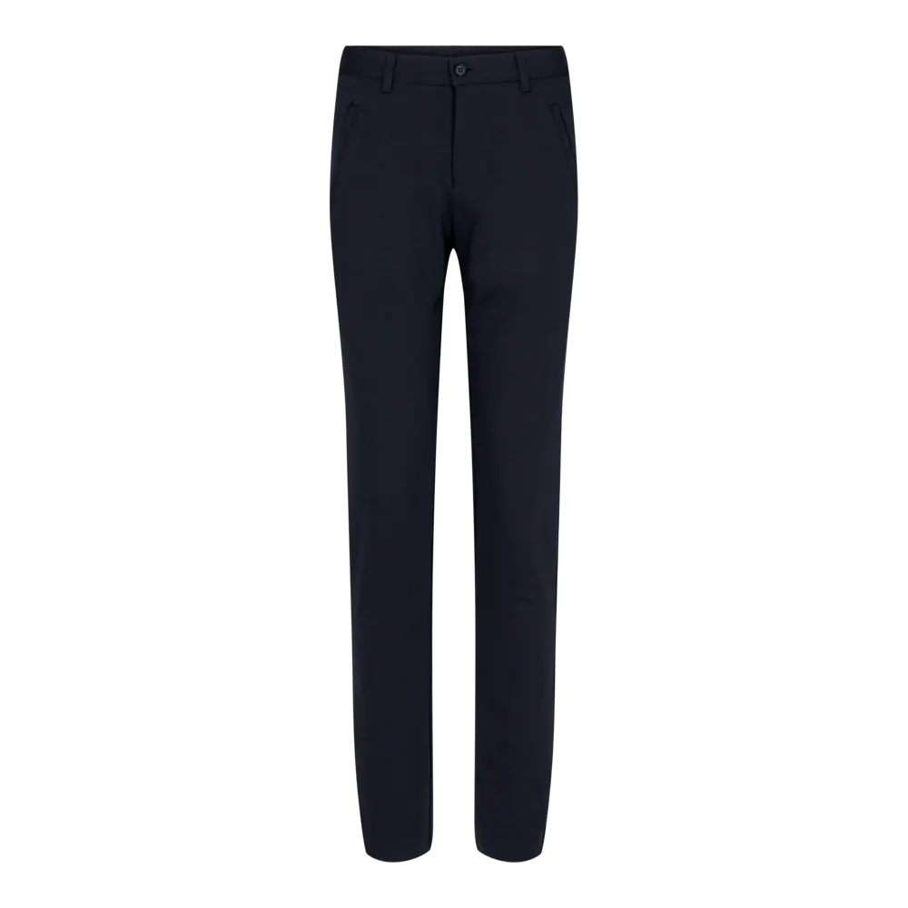 Women's Extreme Flexibility Slim Fit Trousers (Dark Navy)