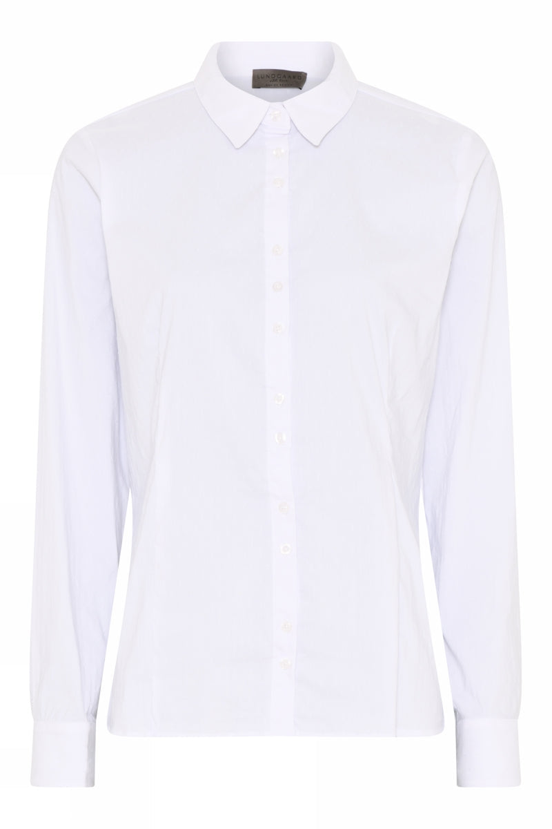 Shirt w stretch-White