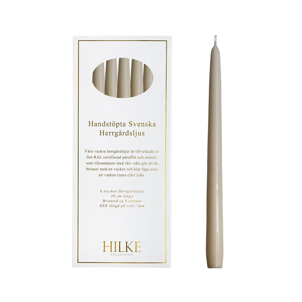 Hilke Mansion kerti, ljósbeige