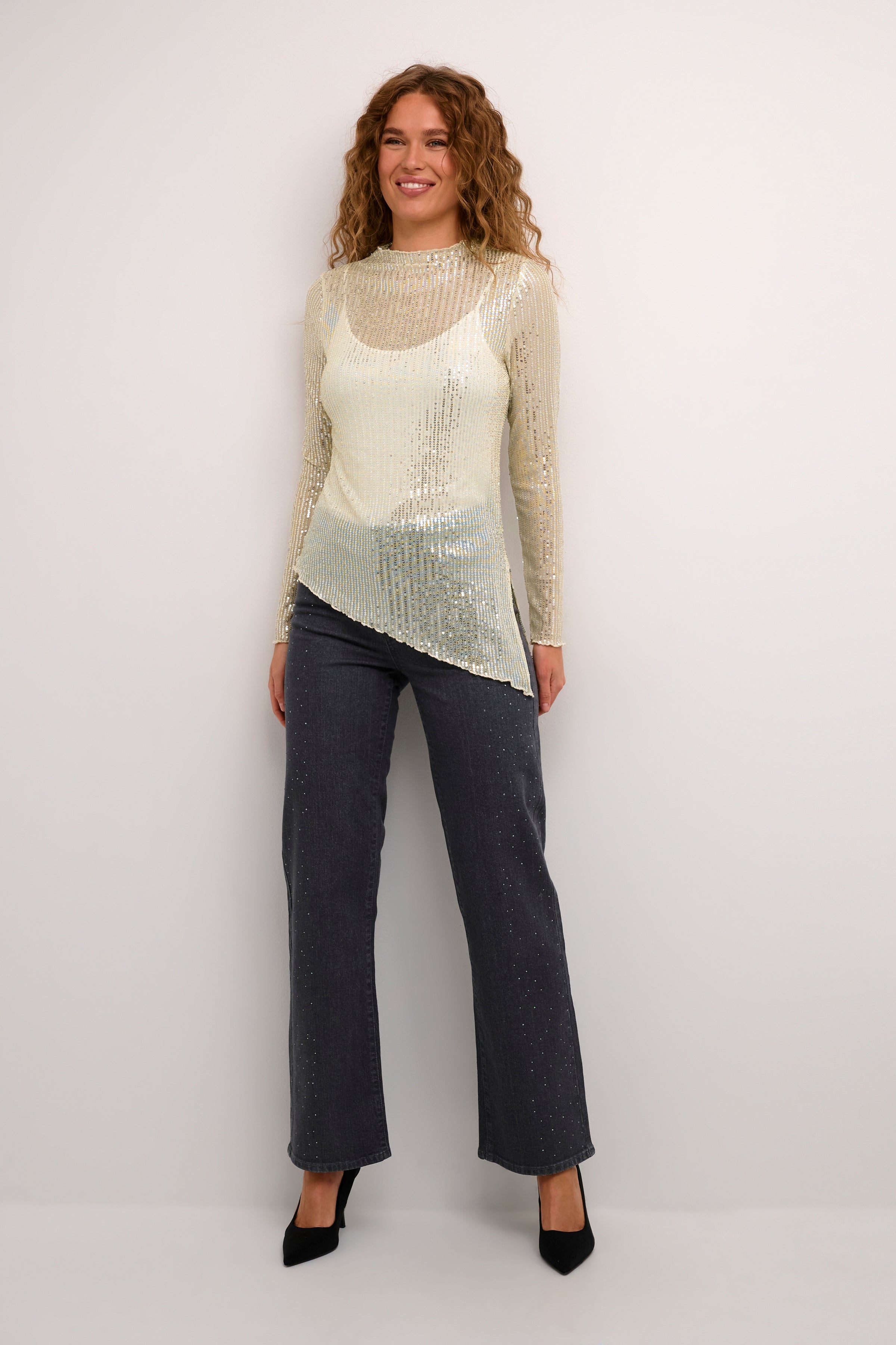 Giya Pallíettu blússa