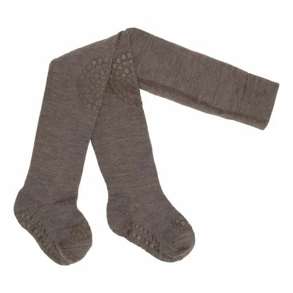 Crawling Tights - Merino Wool (LV) (Brown Melange)