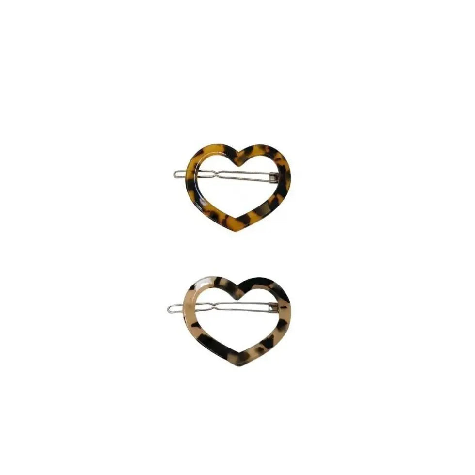 Love Lock Clip Set (Amber Sand)