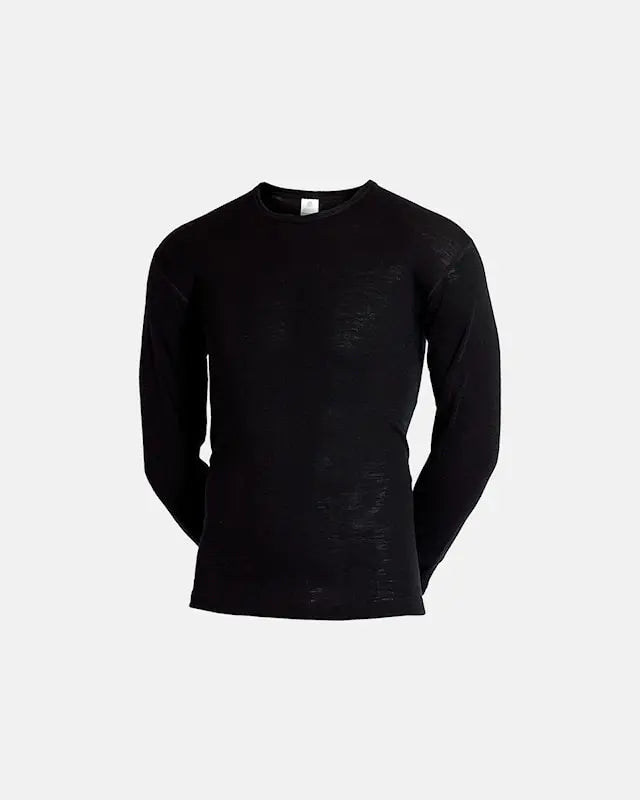 Ullarbolur síðerma unisex (Black)