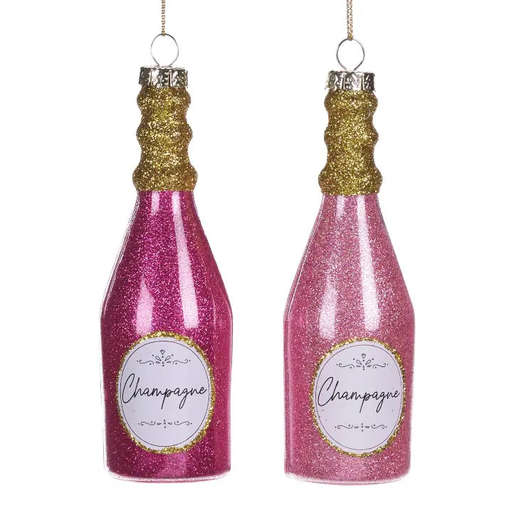 Kampavínsflaska jólaskraut 12,5CM