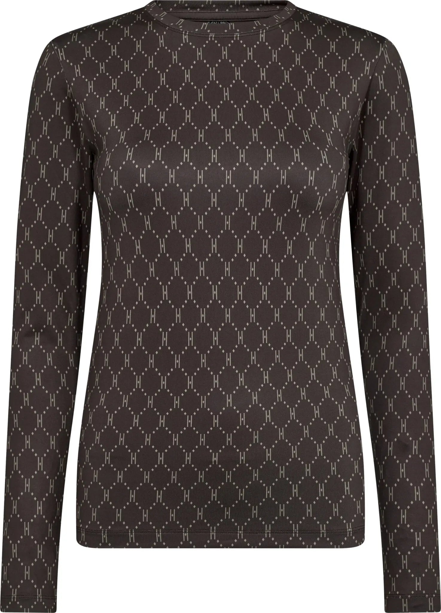 HYPETHEDETAiL printed blouse (Brown)