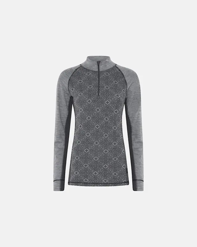 Hálfrennd dömu ullarpeysa