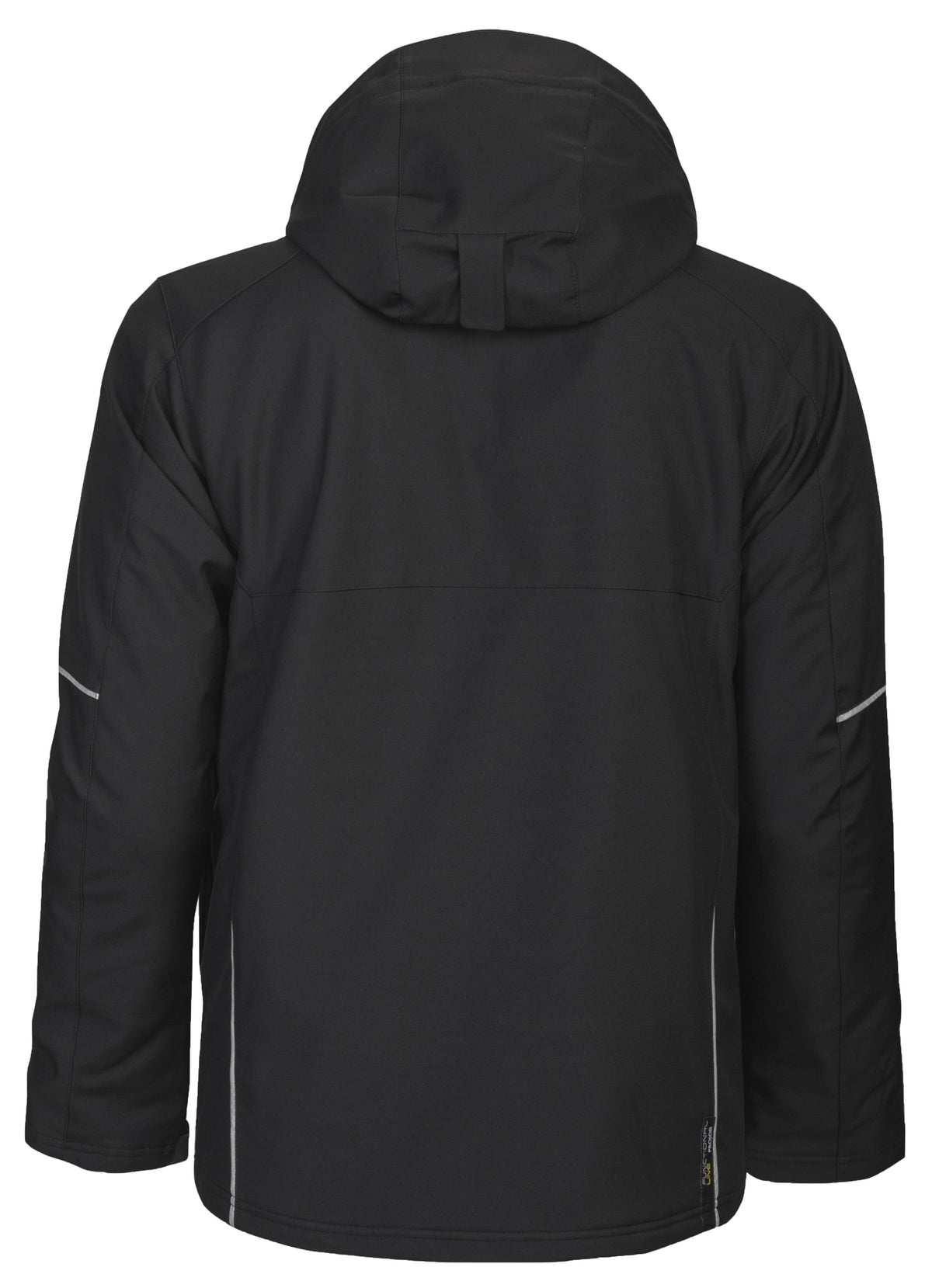 ProJob 3407 fóðraður softshell jakki, Svartur