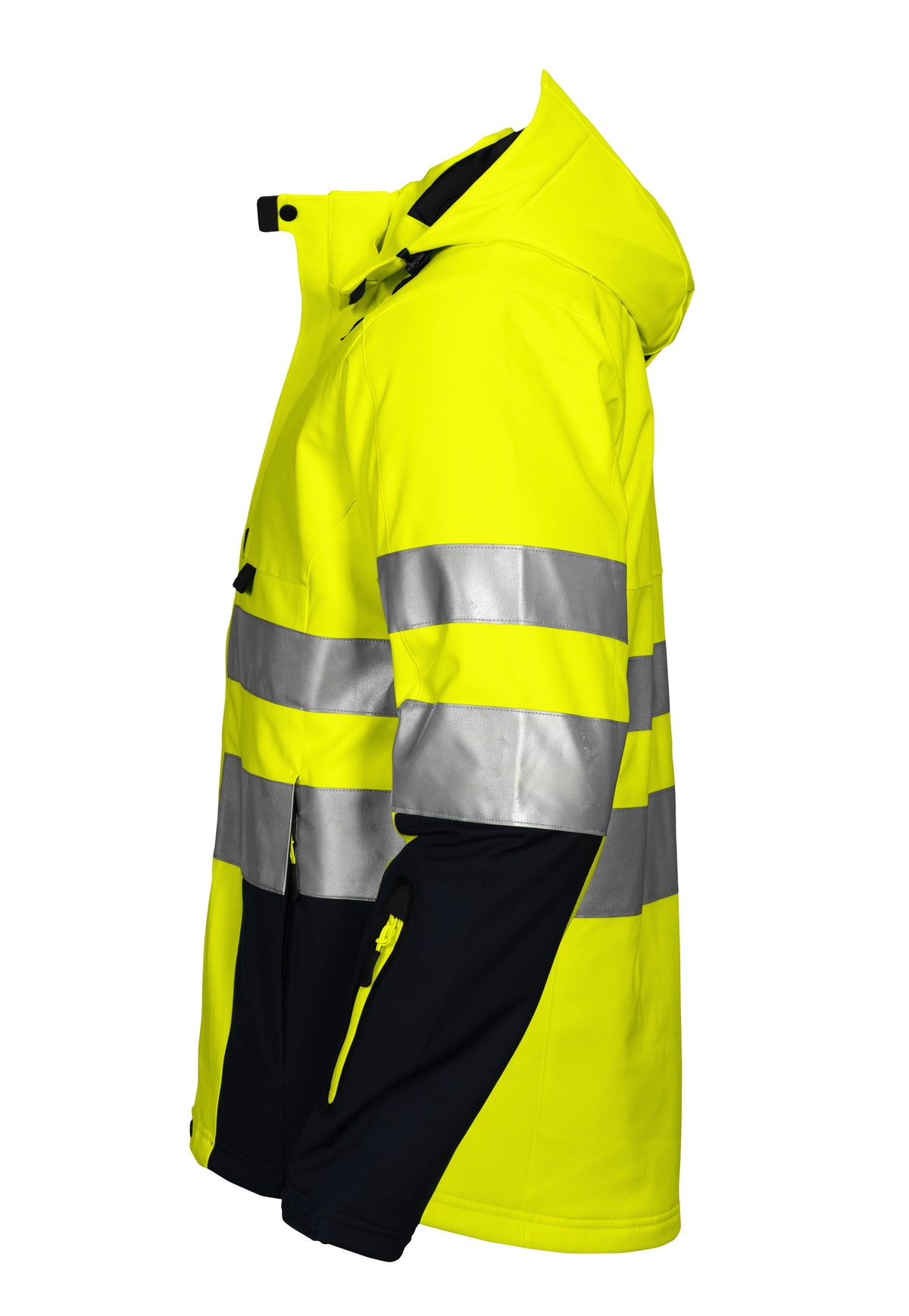 ProJob 6420 sýnileikajakki fóðraður, Gulur/svartur