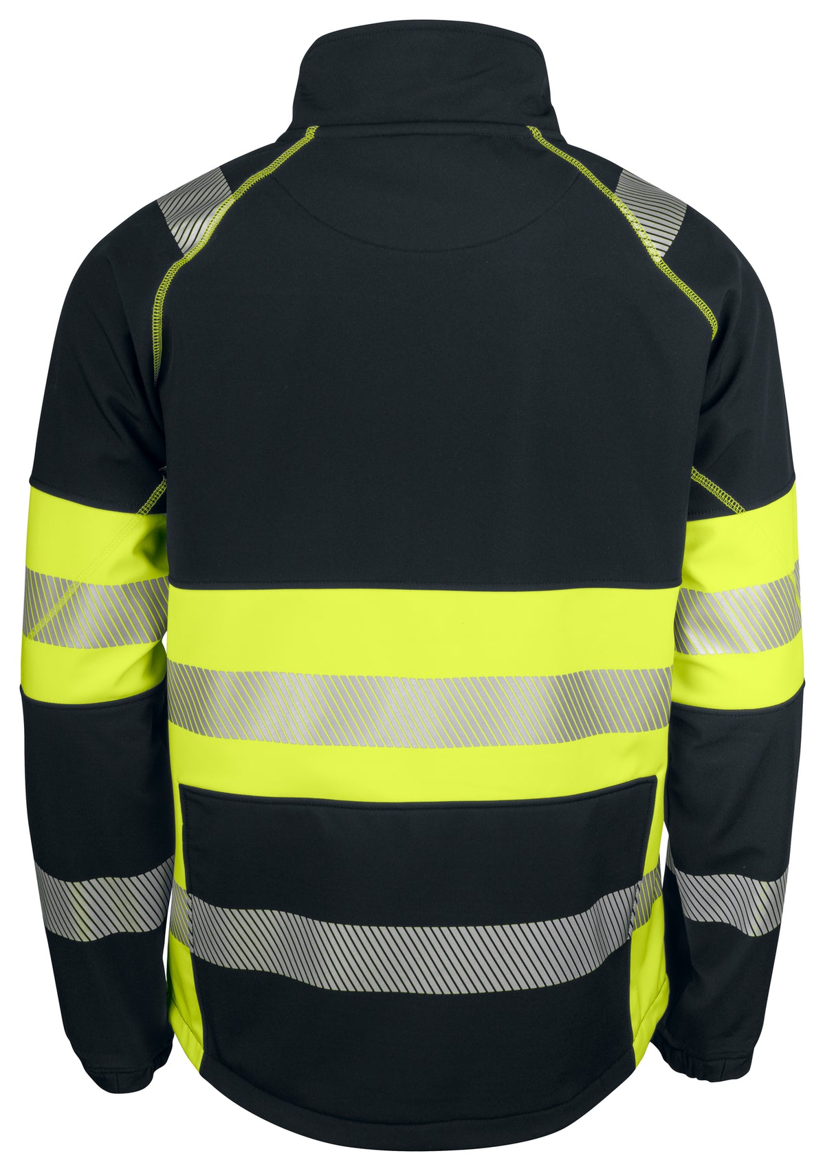 ProJob 6443 softshell jakki klasi 1, Gulur/svartur