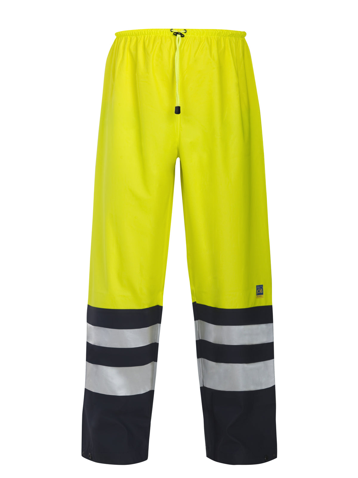 ProJob 6504 regnbuxur Hi-Viz (gular/dökkbláar), Gulur/dökkblár