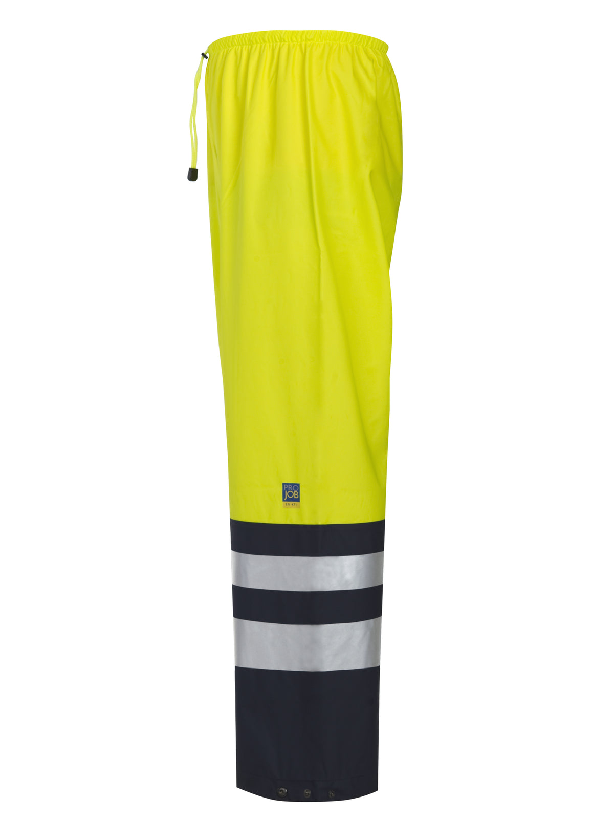 ProJob 6504 regnbuxur Hi-Viz (gular/dökkbláar), Gulur/dökkblár