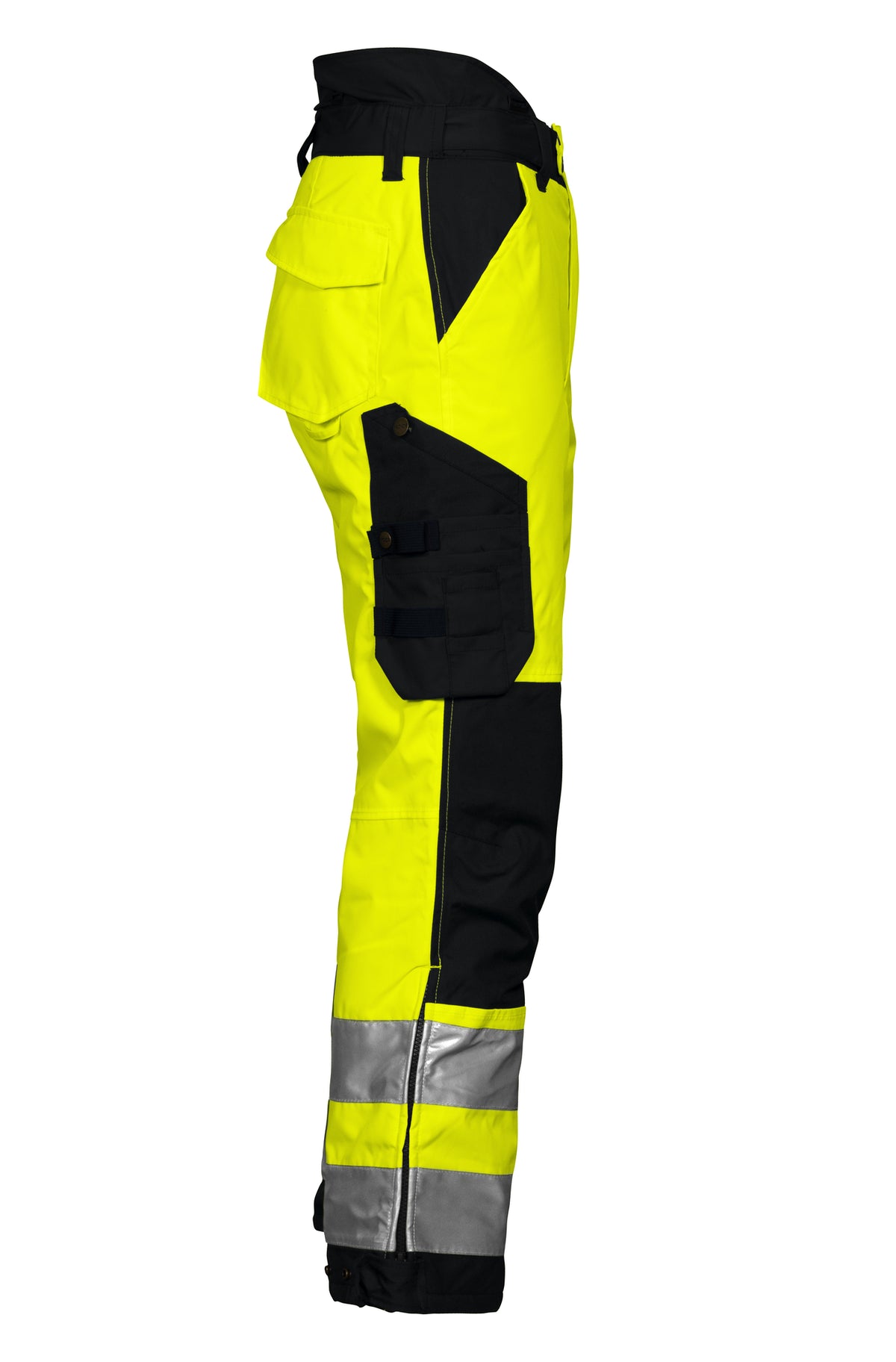 ProJob 6514 sýnileikabuxur fóðraðar (gular/svartar), Gulur/svartur