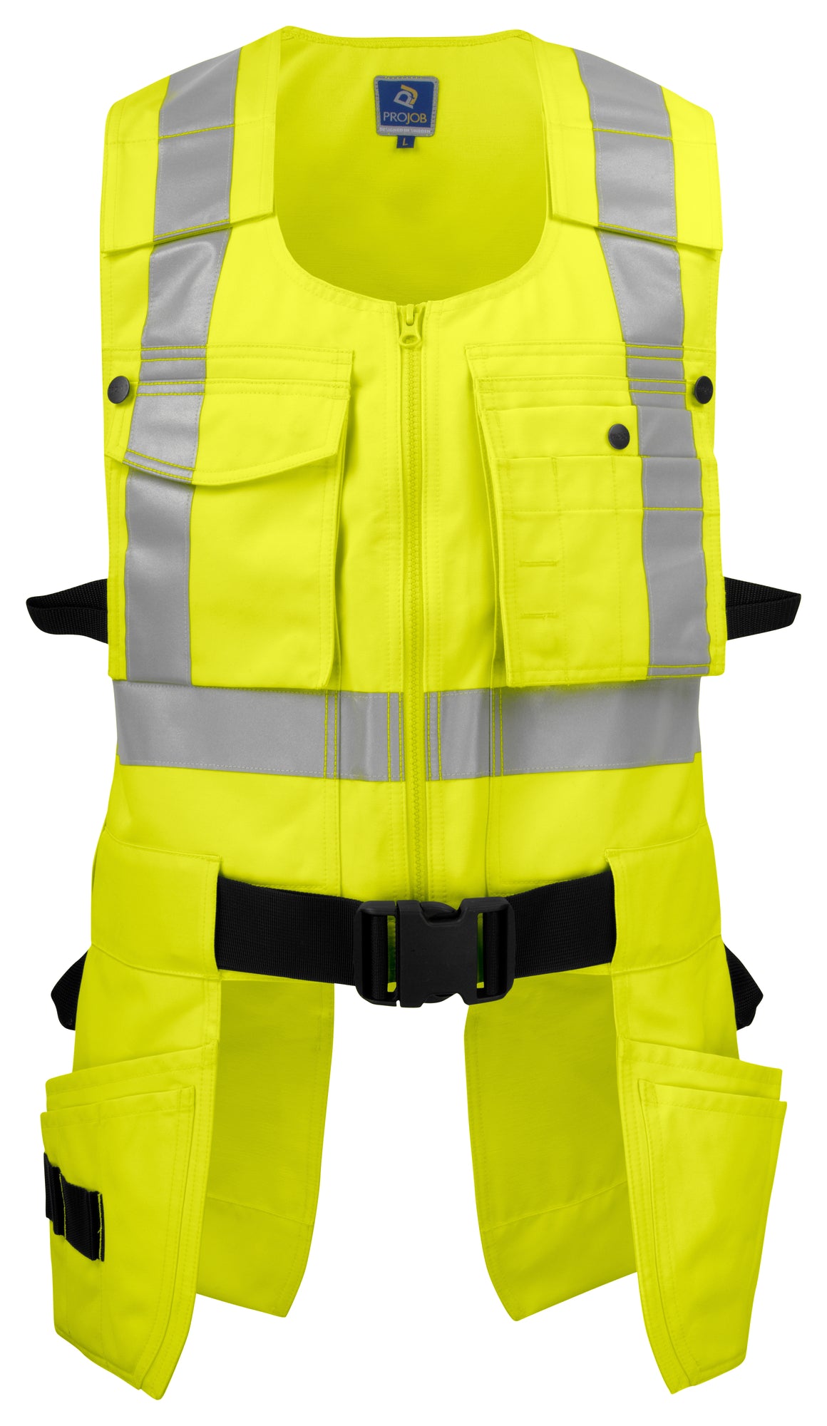 ProJob 6704 verkfæravesti klasi 2 (gult), Gulur