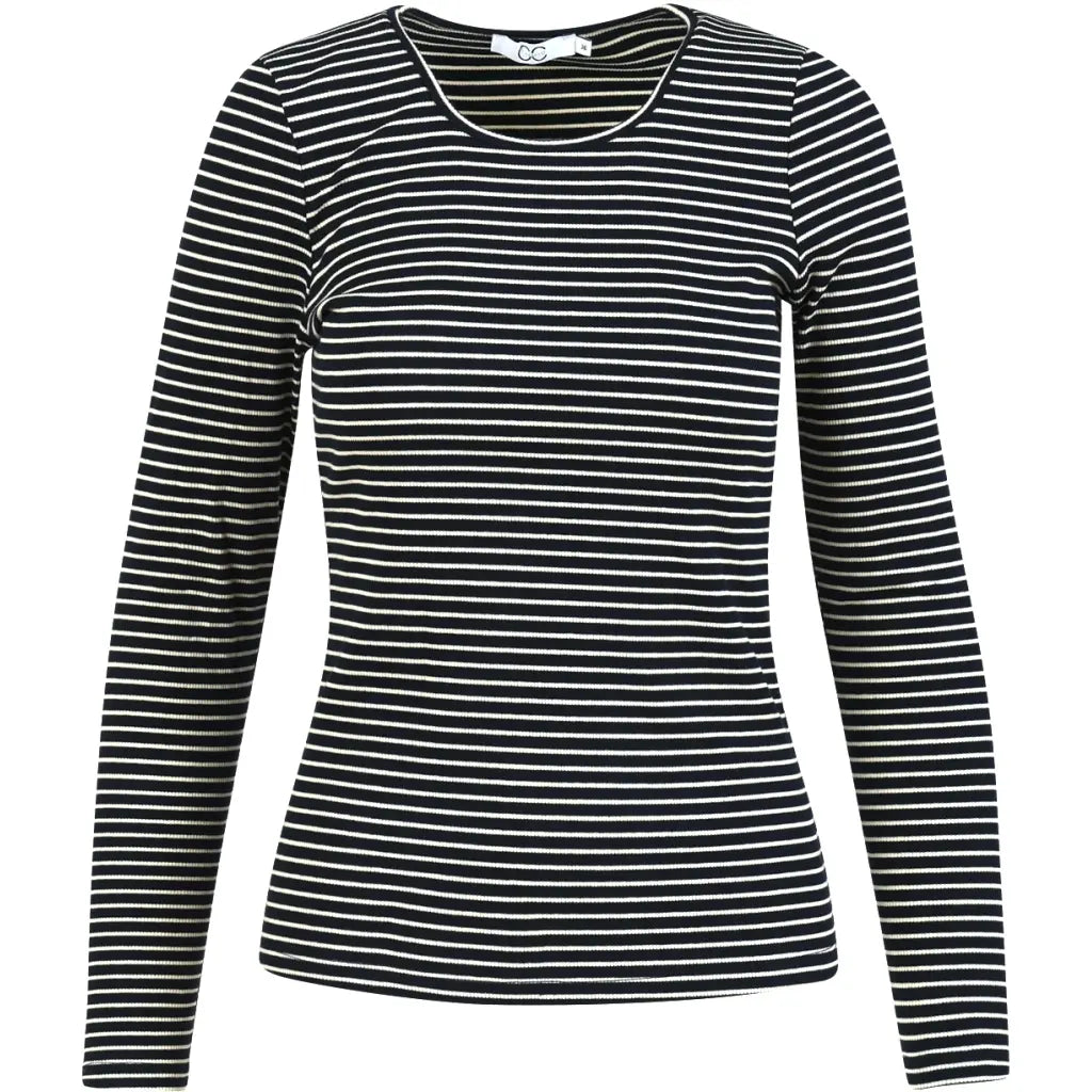 CC Heart KAROLINE rib tee (Navy)