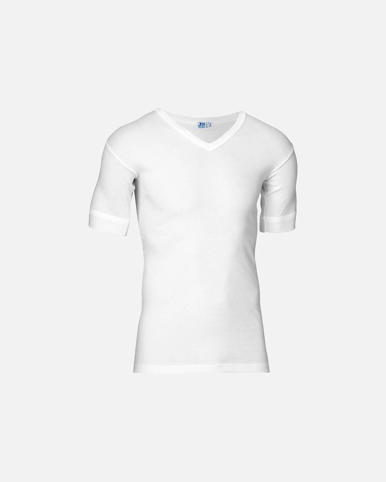 JBS t-shirt V-neck original (White)
