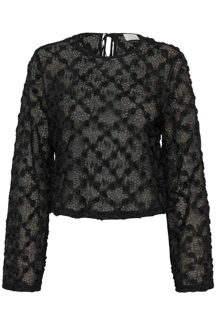 KArosie Blouse (Black Deep)