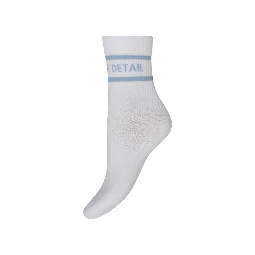 HYPETHEDETAiL thin tennis sock (white/blue)