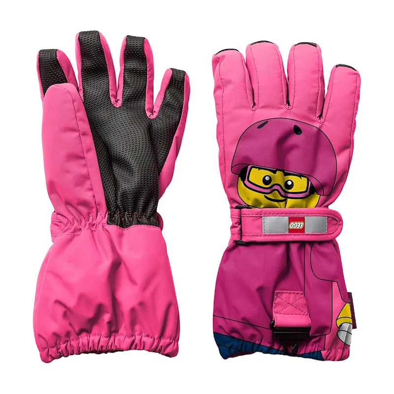 LWAGAN 811 - GLOVES W/MEM. (Pink)