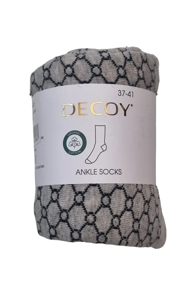 DECOY fineknit bómulasokkar