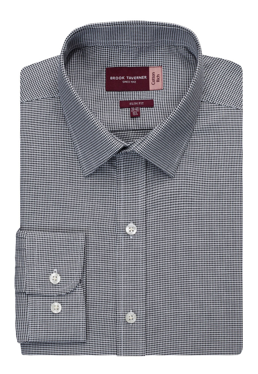 Brook Taverner Herraskyrta Monza, Blk Htooth