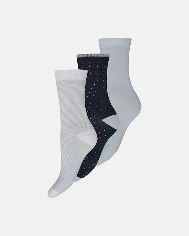 DECOY 3-pack ankle sock bamboo (Multicolour)