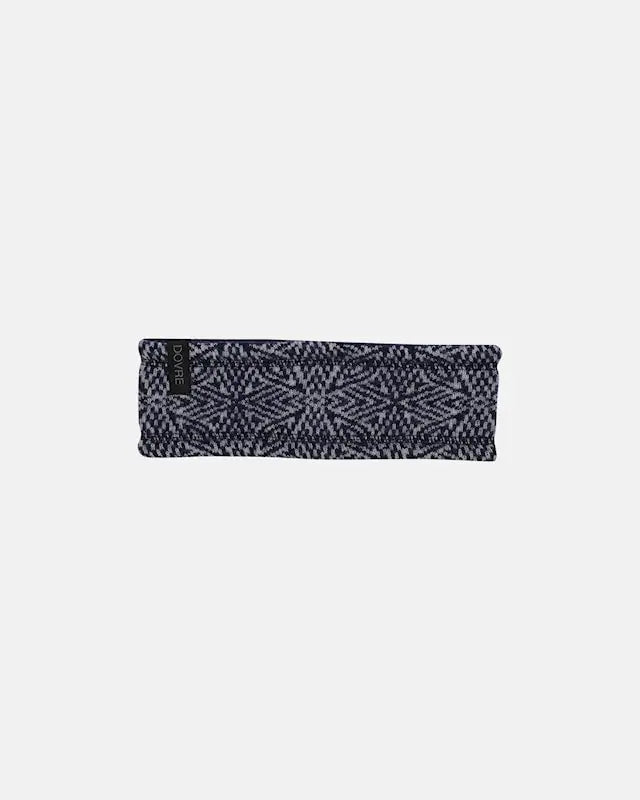 DOVRE Womens Jacquard headband (Navy)