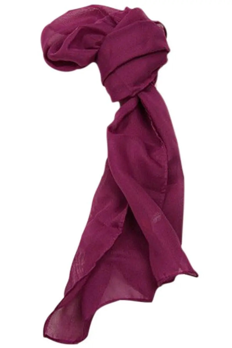 Dame chiffon tørklæde (Purple)