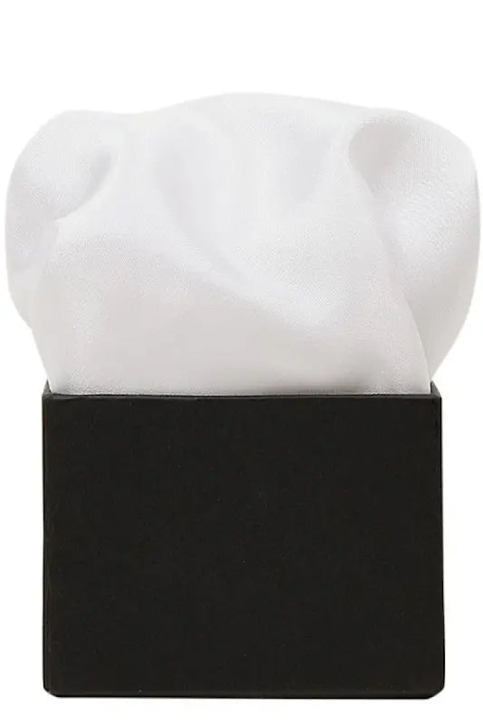 hankie polyester - White