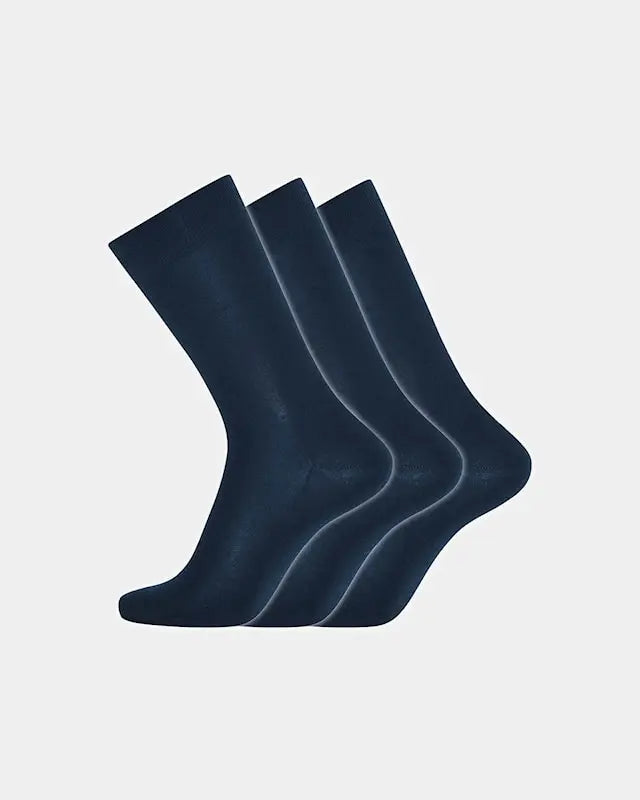 Dovre sock organic wool 3-pack (Navy)
