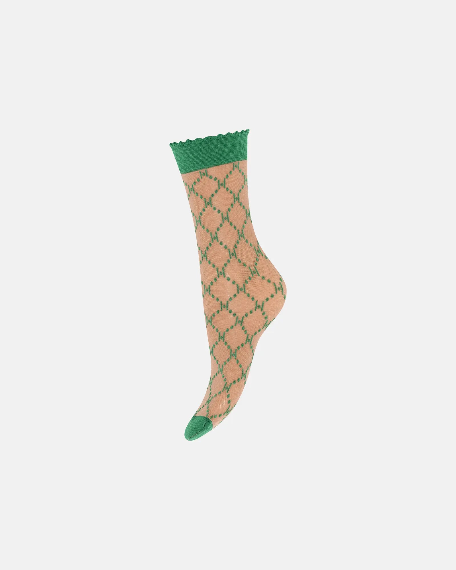 HYPETHEDETAiL socks logo 25 d (Green)