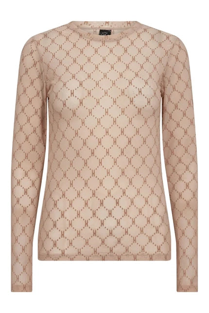 HYPETHEDETAiL mesh blússa